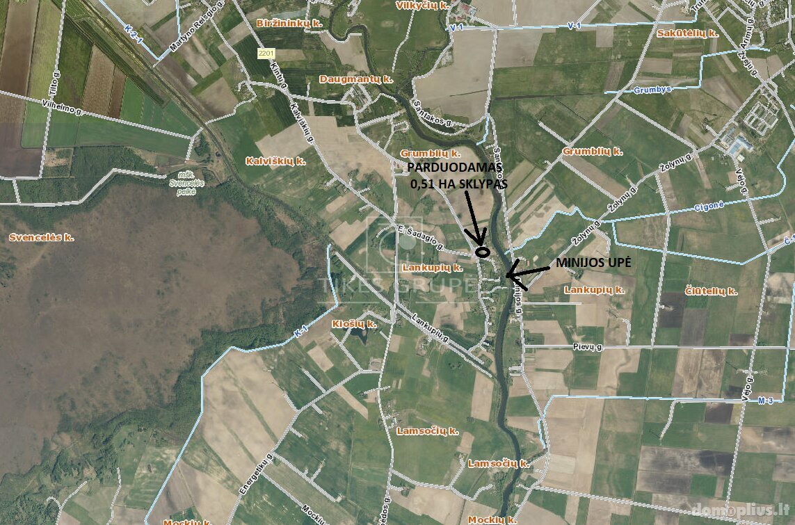 Участок Klaipėdos rajono sav., Lankupiuose
