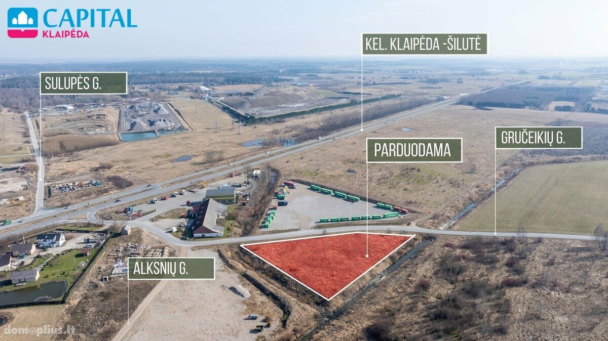 Parduodamas sklypas Klaipėdos rajono sav., Dumpiuose