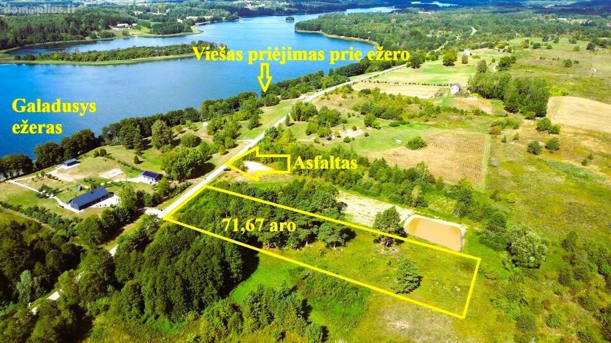 Parduodamas sklypas Lazdijų rajono sav., Beviršiuose, Galadusio g.