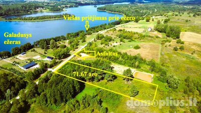 Parduodamas sklypas Lazdijų rajono sav., Beviršiuose, Galadusio g.
