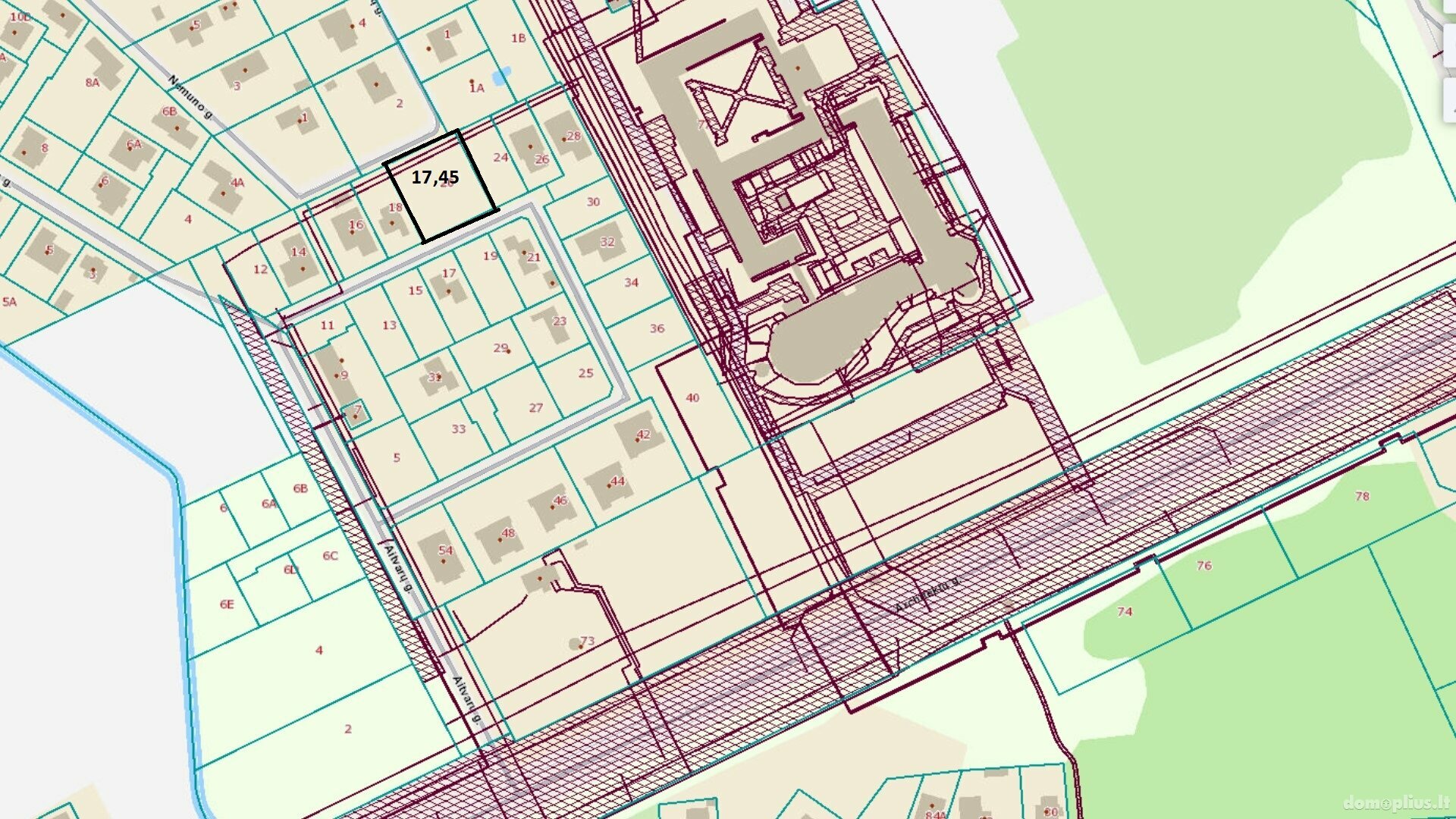 Parduodamas sklypas Šiauliuose, Žaliūkiuose, Aitvarų g.