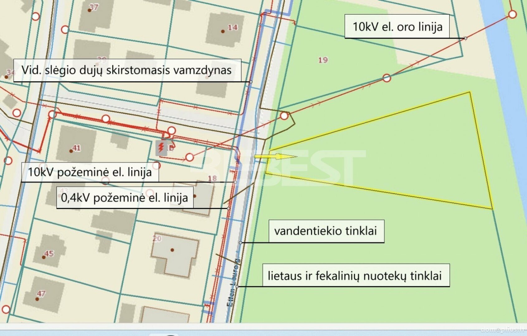 Участок Šiauliuose, Pabaliuose, Etten-Leuro g.