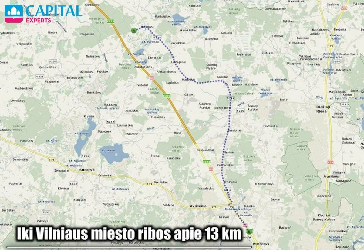 Land for sale Vilniaus rajono sav., Masionyse
