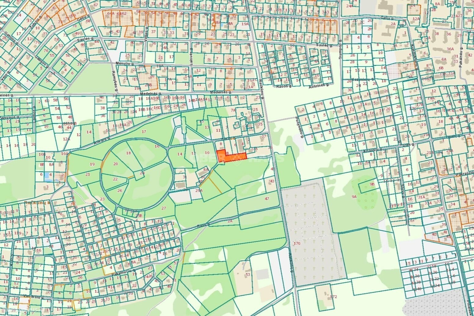Parduodamas sklypas Trakų rajono sav., Račkūnuose