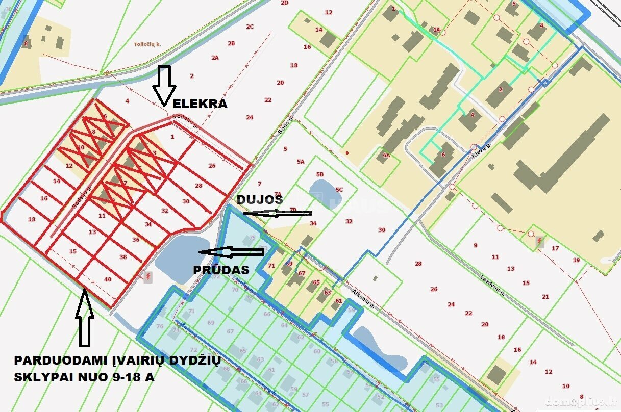 Parduodamas sklypas Šiaulių rajono sav., Toliočiuose, Sodelio g.