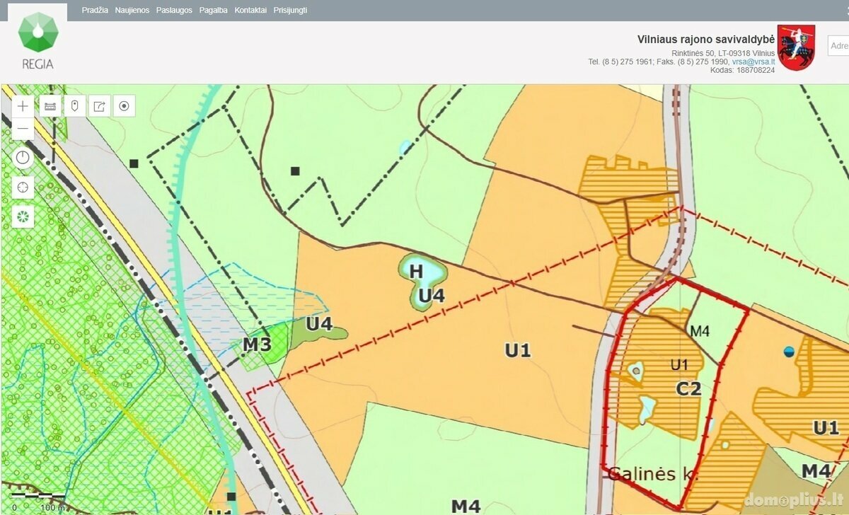 Parduodamas sklypas Vilniaus rajono sav., Galinėje