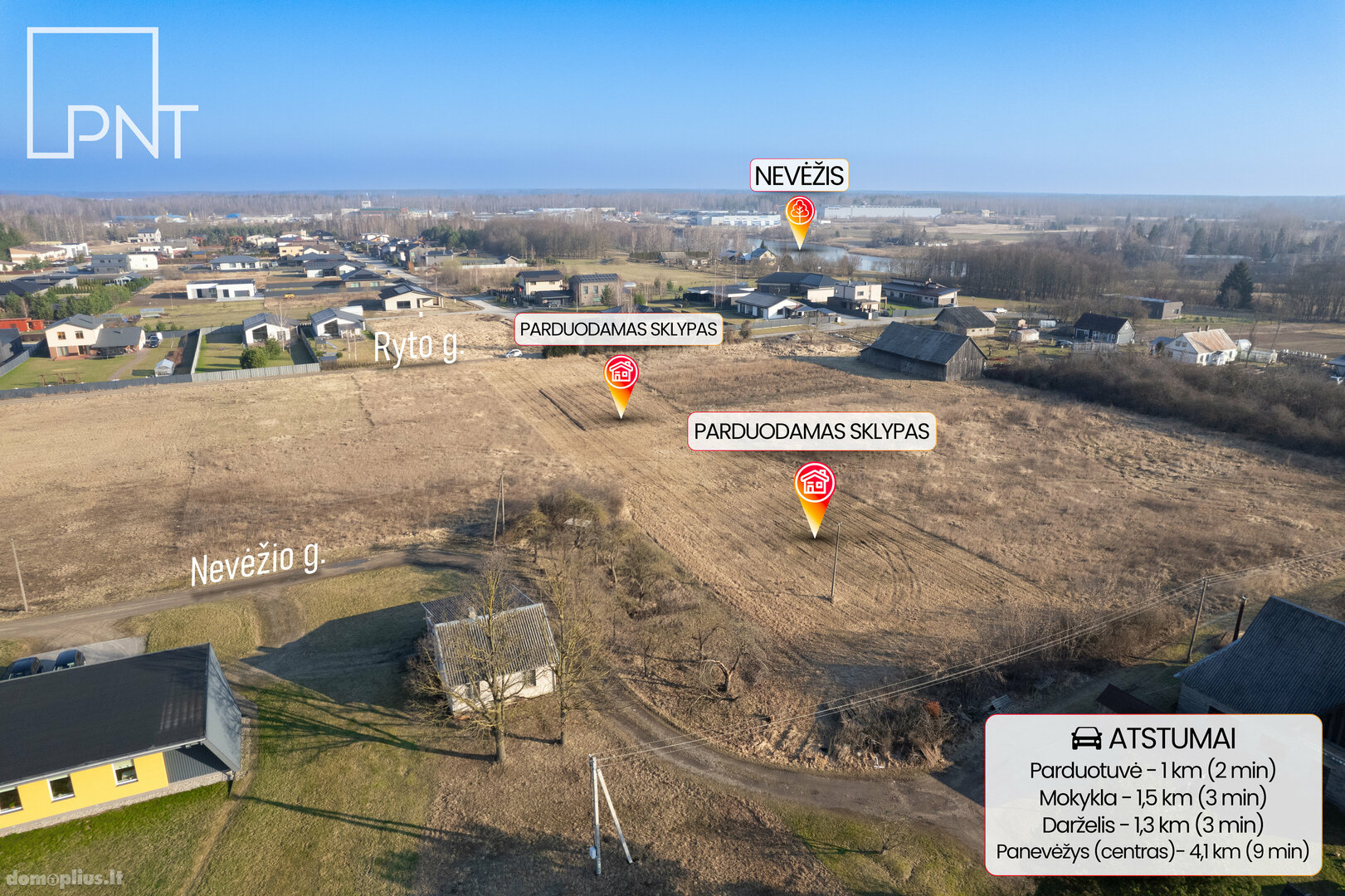 Land for sale Panevėžio rajono sav., Dembavoje, Ryto g.