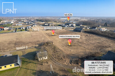 Land for sale Panevėžio rajono sav., Dembavoje, Ryto g.