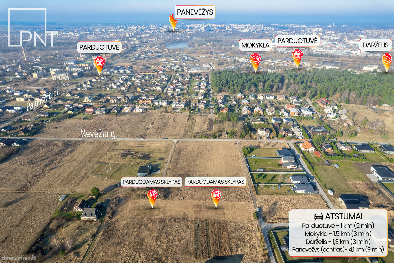 Land for sale Panevėžio rajono sav., Dembavoje, Ryto g.