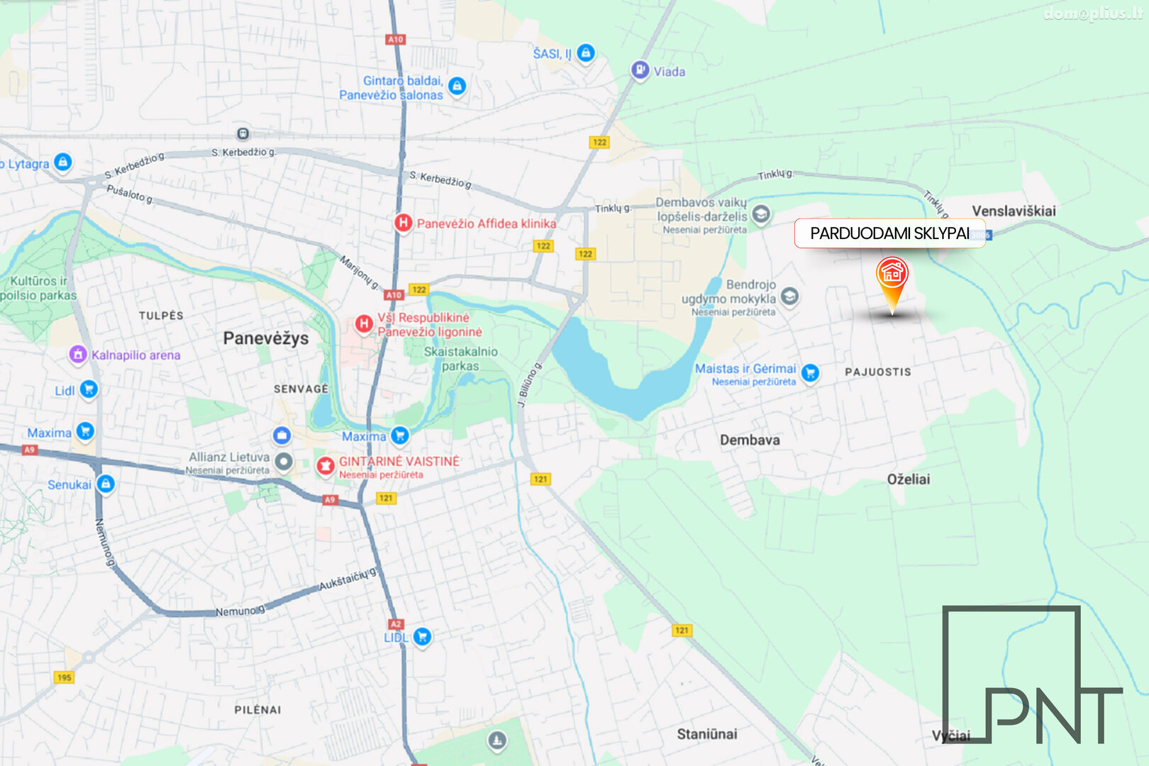 Land for sale Panevėžio rajono sav., Dembavoje, Ryto g.