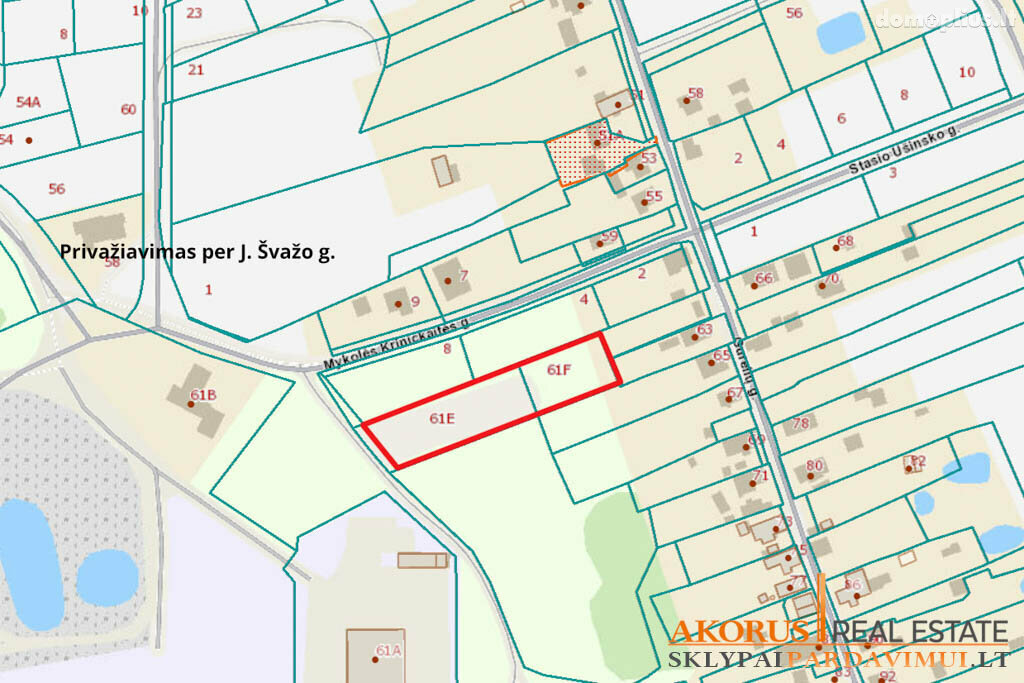 Land for sale Vilniuje, Aukštieji Paneriai, Gurelių g.