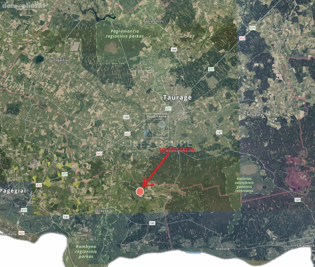 Land for sale Pagėgių sav., Žagmantuose
