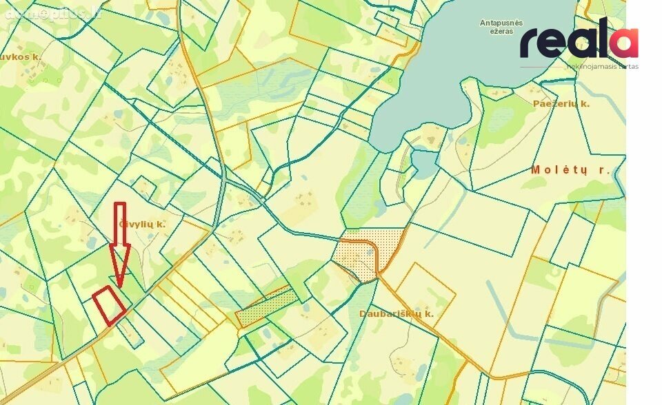 Участок Molėtų rajono sav., Čivyliuose