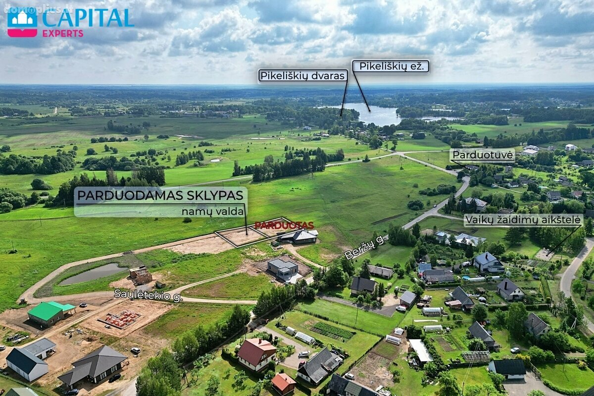 Parduodamas sklypas Vilniaus rajono sav., Pikeliškėse