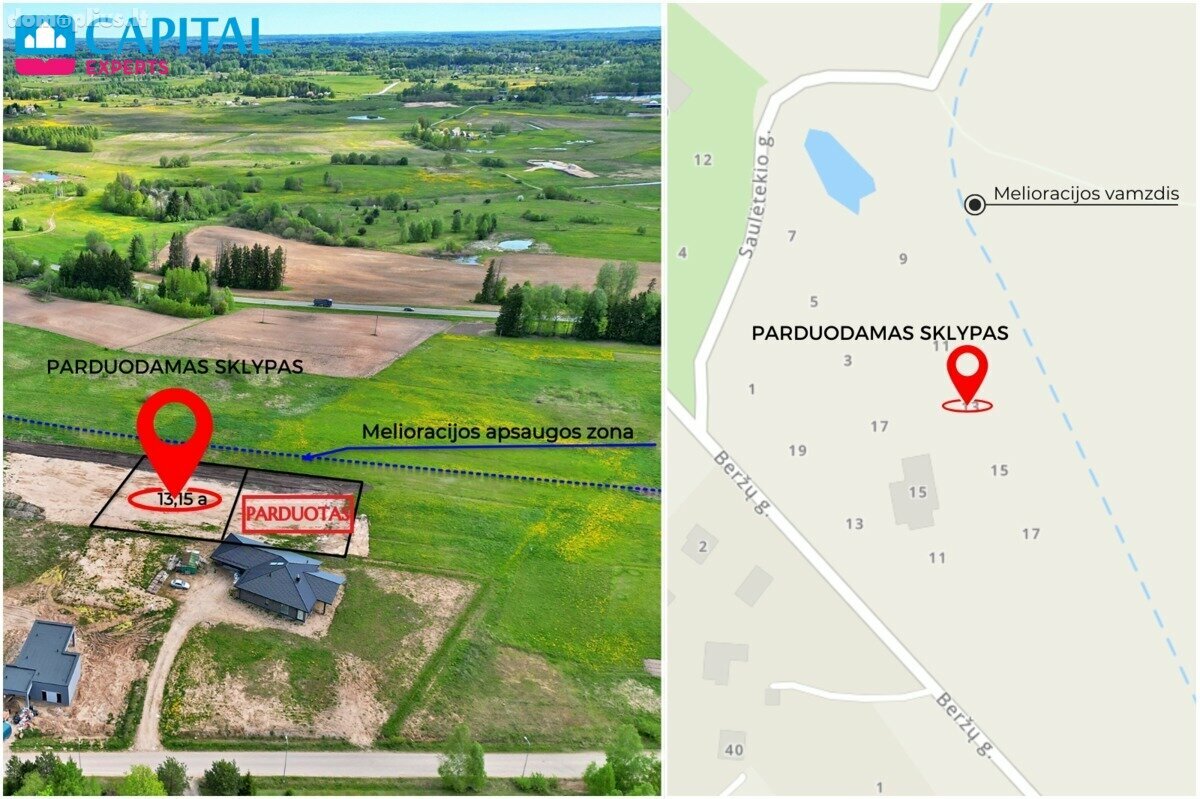 Parduodamas sklypas Vilniaus rajono sav., Pikeliškėse