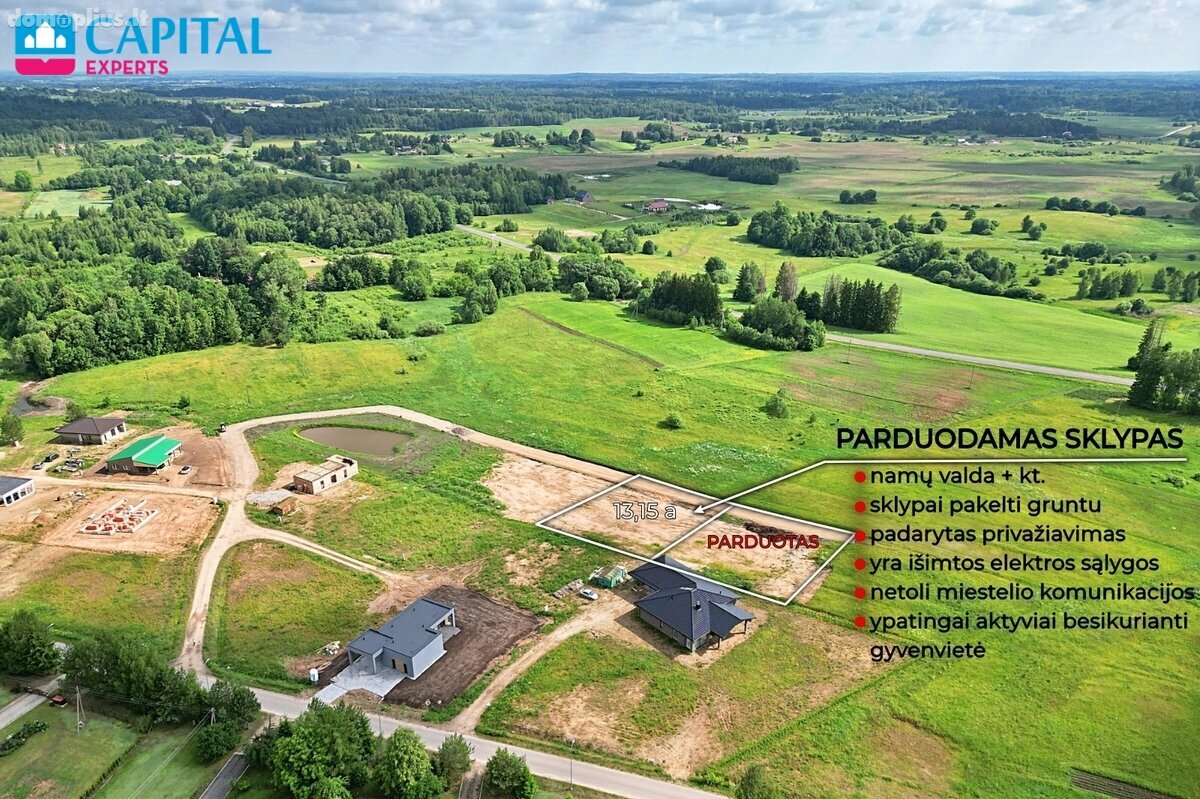 Parduodamas sklypas Vilniaus rajono sav., Pikeliškėse