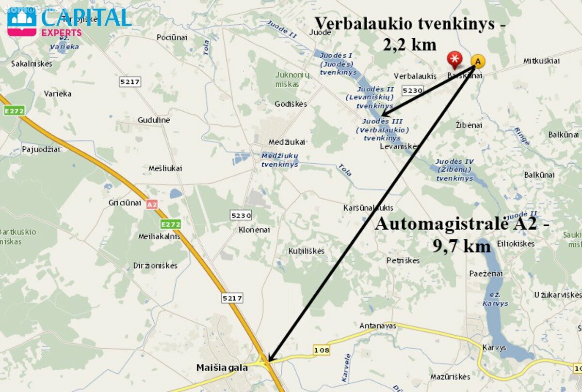 Parduodamas sklypas Širvintų rajono sav., Barskūnuose