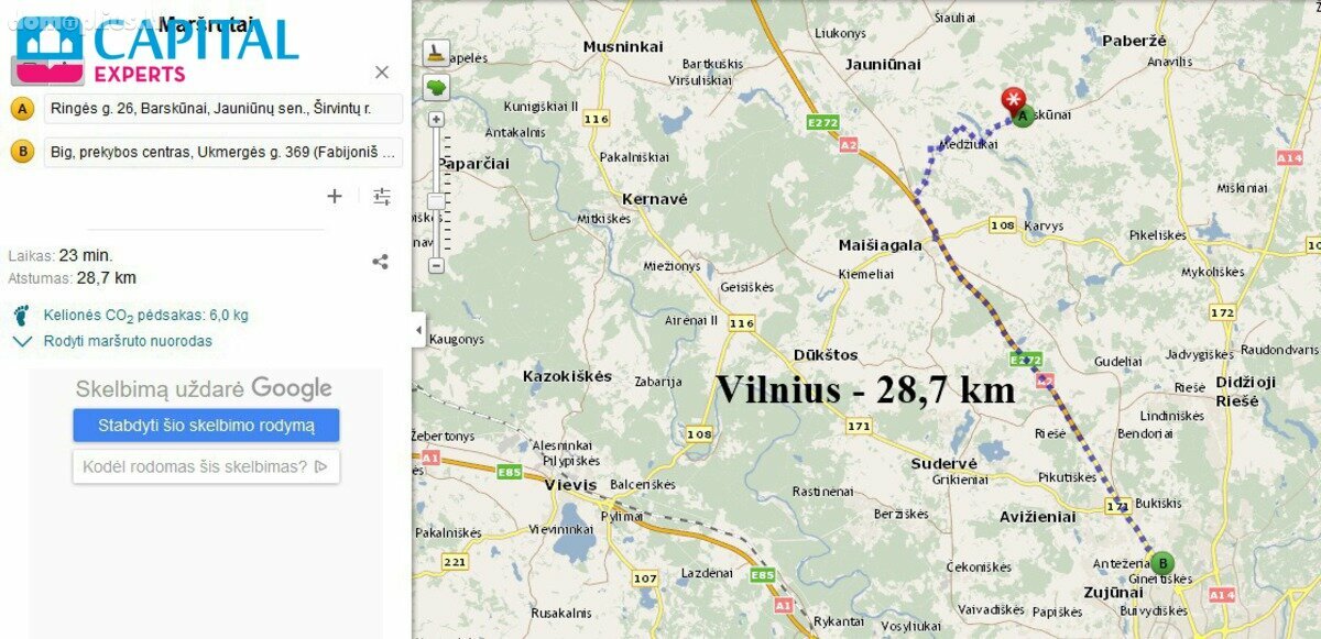 Parduodamas sklypas Širvintų rajono sav., Barskūnuose
