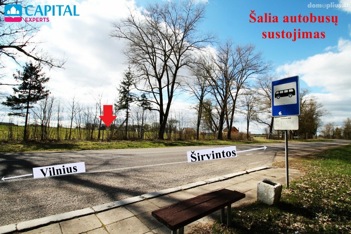 Parduodamas sklypas Širvintų rajono sav., Gudulinėje