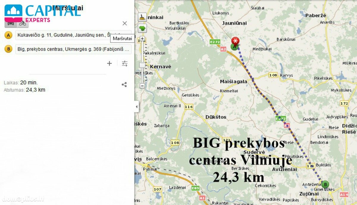 Parduodamas sklypas Širvintų rajono sav., Gudulinėje