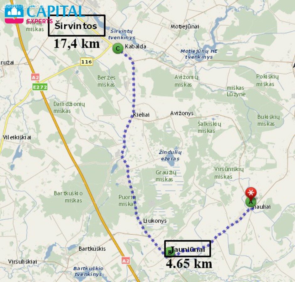 Parduodamas sklypas Širvintų rajono sav., Šiauliuose