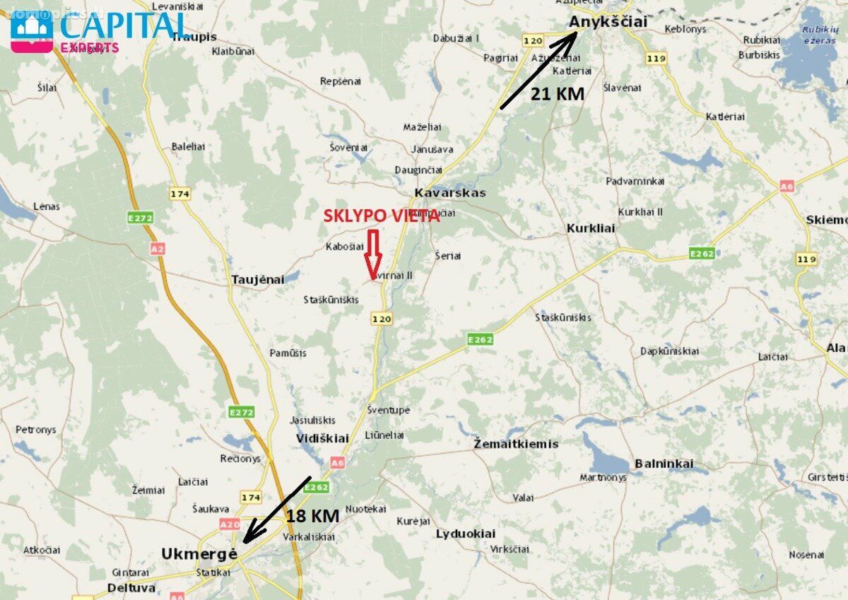Участок Anykščių rajono sav., Svirnai II
