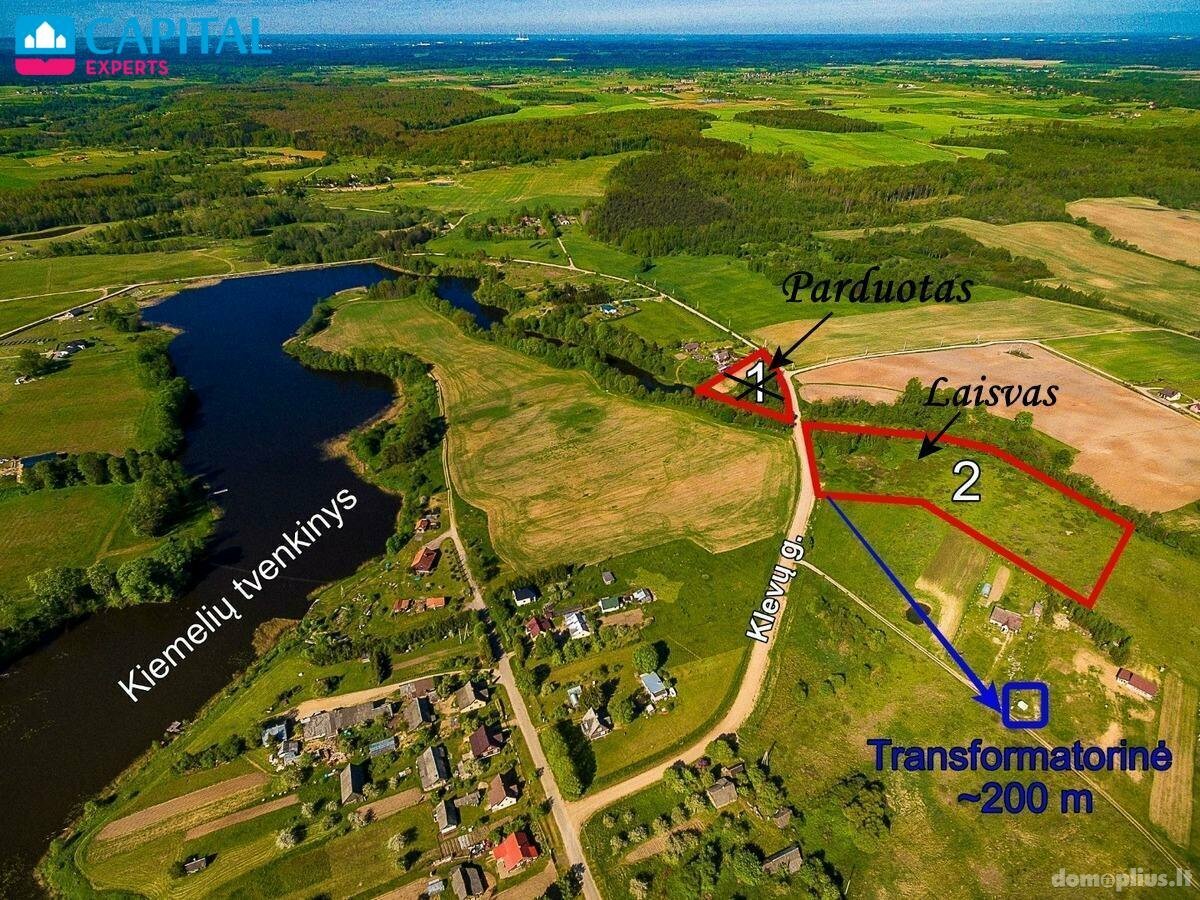 Parduodamas sklypas Vilniaus rajono sav., Kiemeliuose