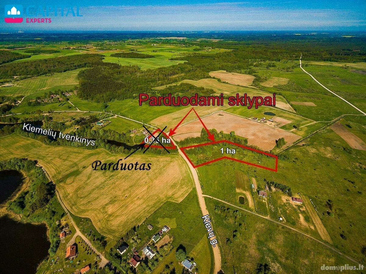 Parduodamas sklypas Vilniaus rajono sav., Kiemeliuose