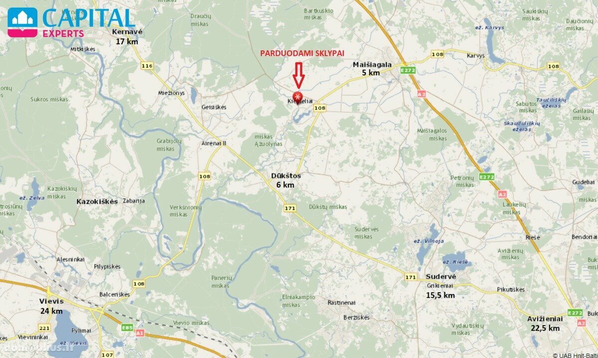 Parduodamas sklypas Vilniaus rajono sav., Kiemeliuose
