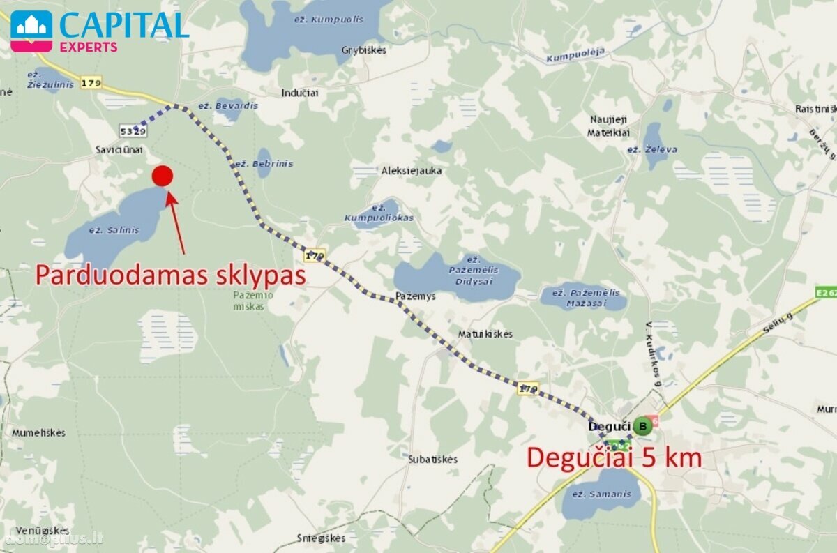 Parduodamas sklypas Zarasų rajono sav., Savičiūnuose