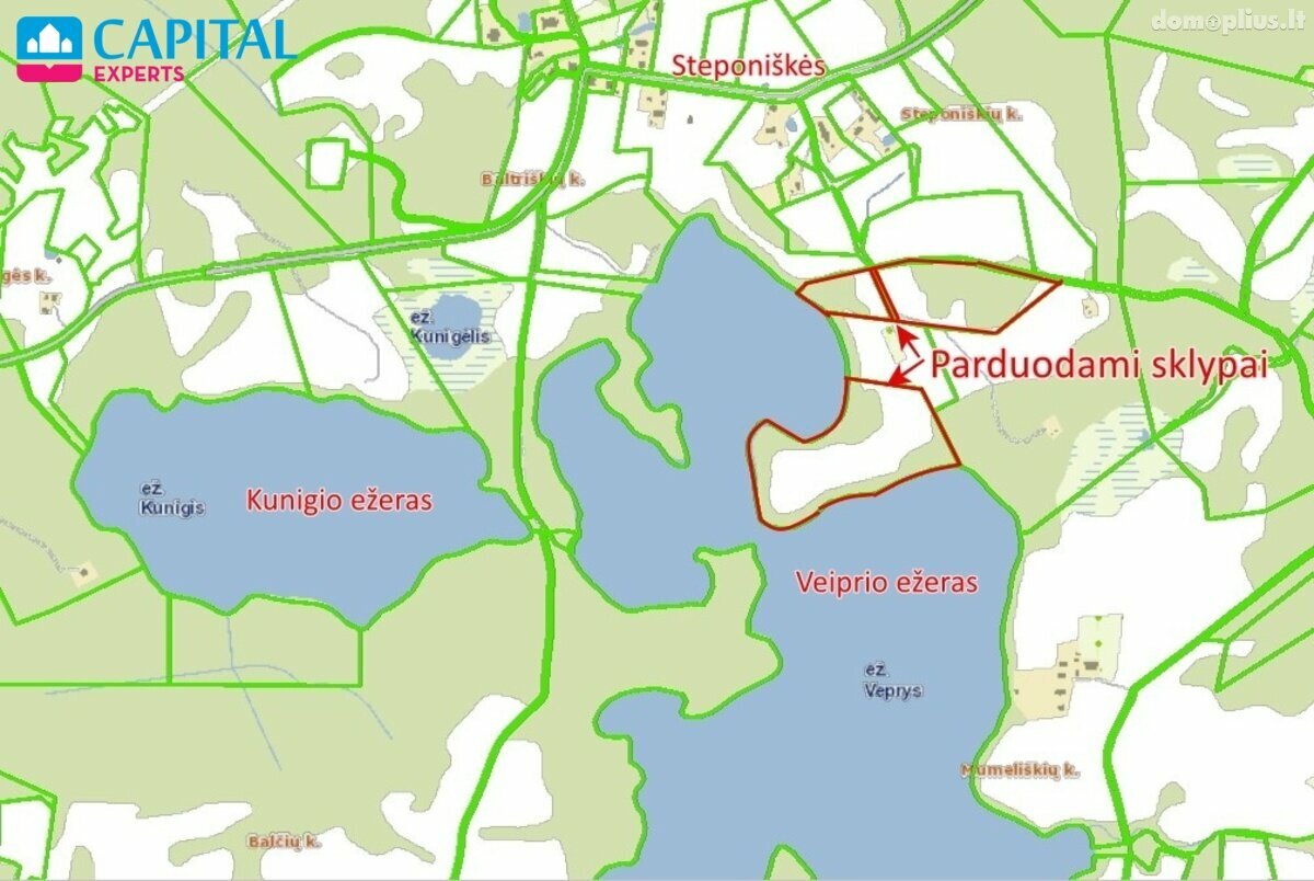 Parduodamas sklypas Zarasų rajono sav., Steponiškėse