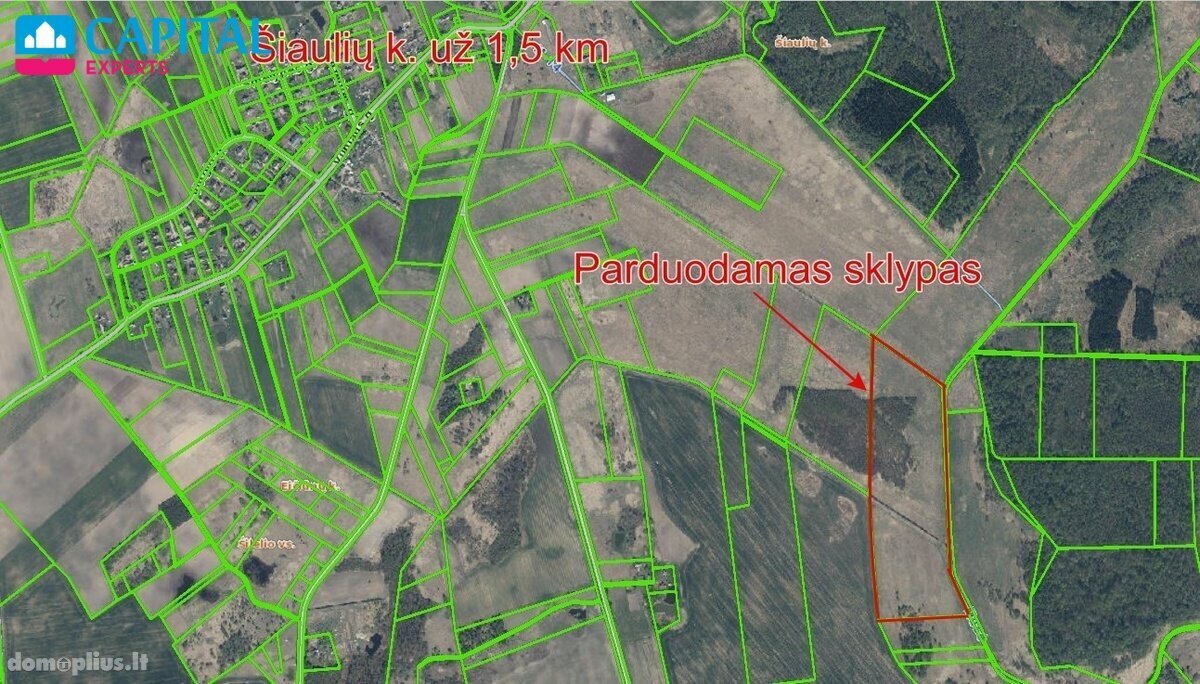 Parduodamas sklypas Širvintų rajono sav., Ūlyčėlėse