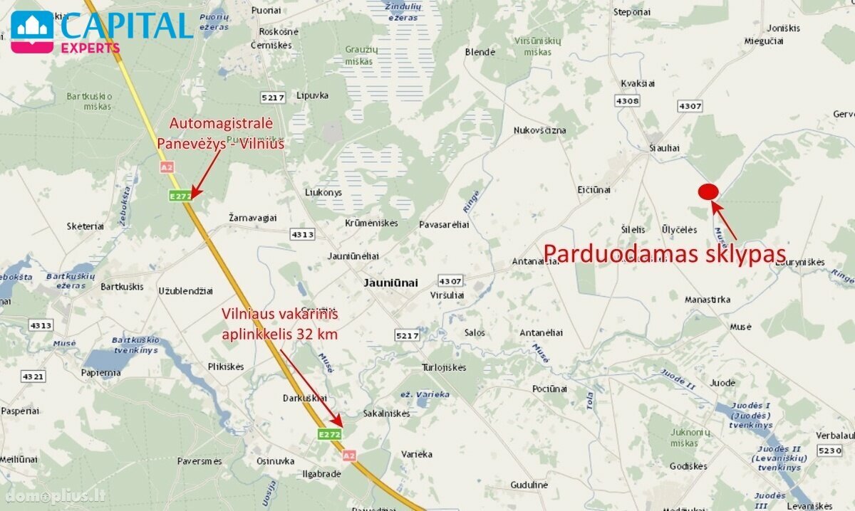 Parduodamas sklypas Širvintų rajono sav., Ūlyčėlėse