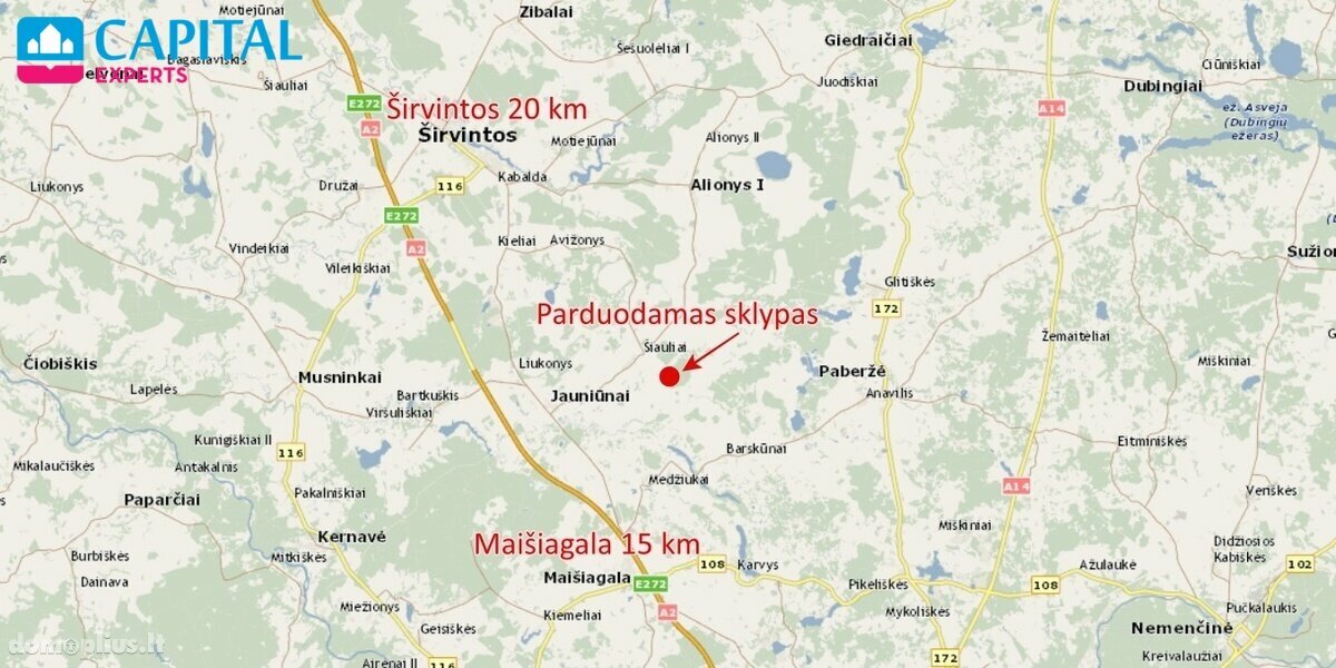 Parduodamas sklypas Širvintų rajono sav., Ūlyčėlėse