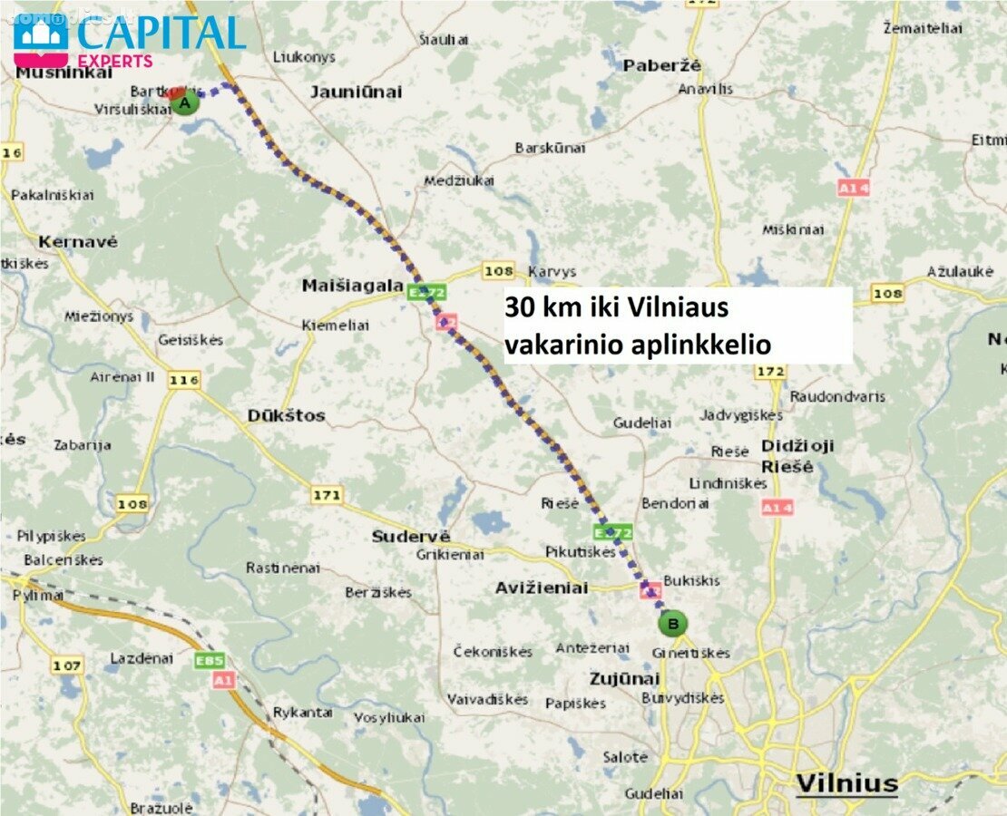 Parduodamas sklypas Širvintų rajono sav., Bartkuškyje