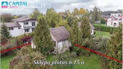 Parduodamas sklypas Vilniuje, Antakalnyje, Rokantiškių Sodų 2-oji g.