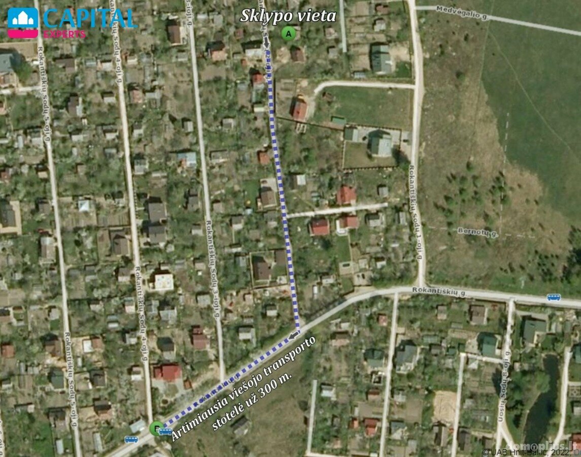 Parduodamas sklypas Vilniuje, Antakalnyje, Rokantiškių Sodų 2-oji g.