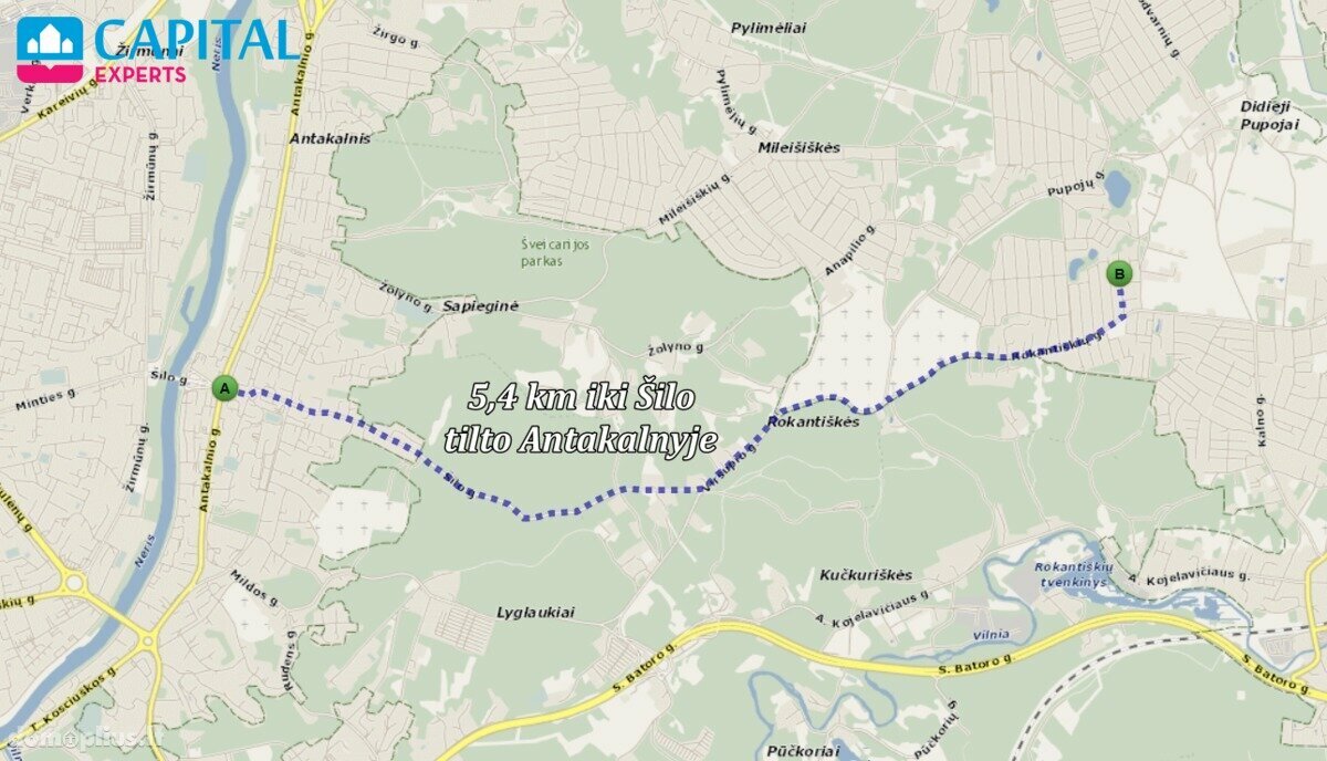 Parduodamas sklypas Vilniuje, Antakalnyje, Rokantiškių Sodų 2-oji g.