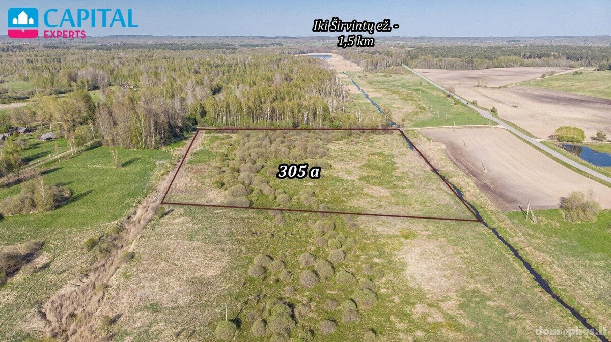 Parduodamas sklypas Širvintų rajono sav., Šlevėtruose