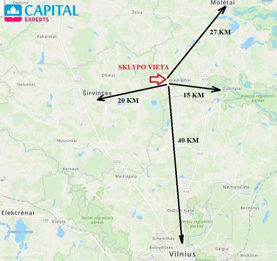 Parduodamas sklypas Širvintų rajono sav., Šlevėtruose