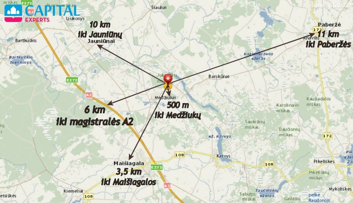 Parduodamas sklypas Širvintų rajono sav., Medžiukuose