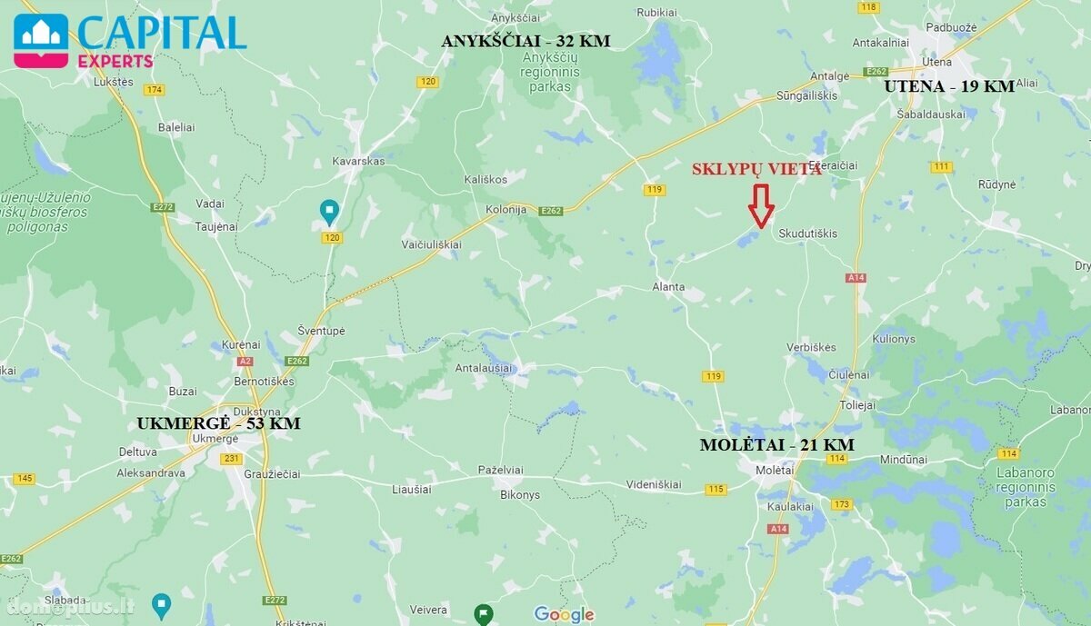 Land for sale Molėtų rajono sav., Kaniūkuose