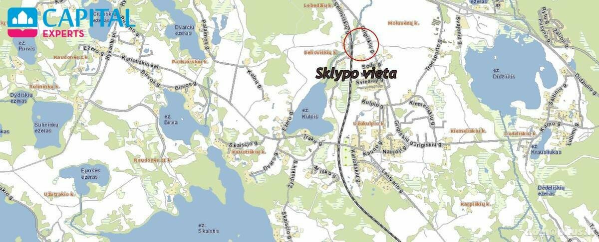Parduodamas sklypas Trakų rajono sav., Selioviškėse