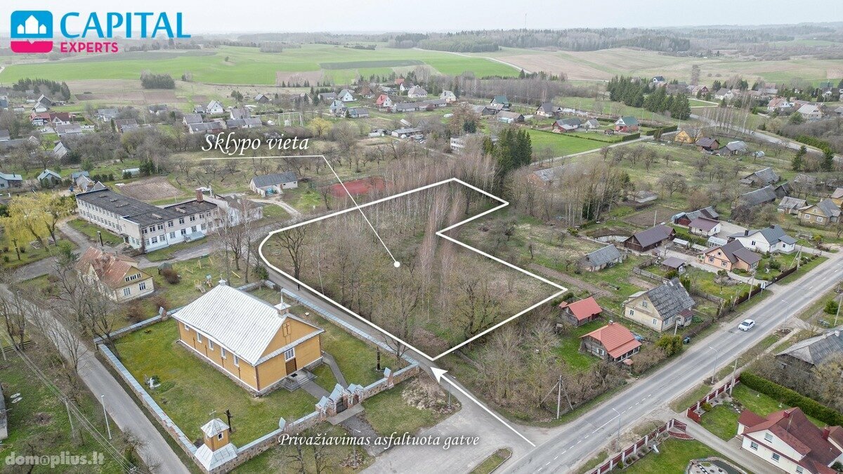 Parduodamas sklypas Širvintų rajono sav., Bagaslaviškyje
