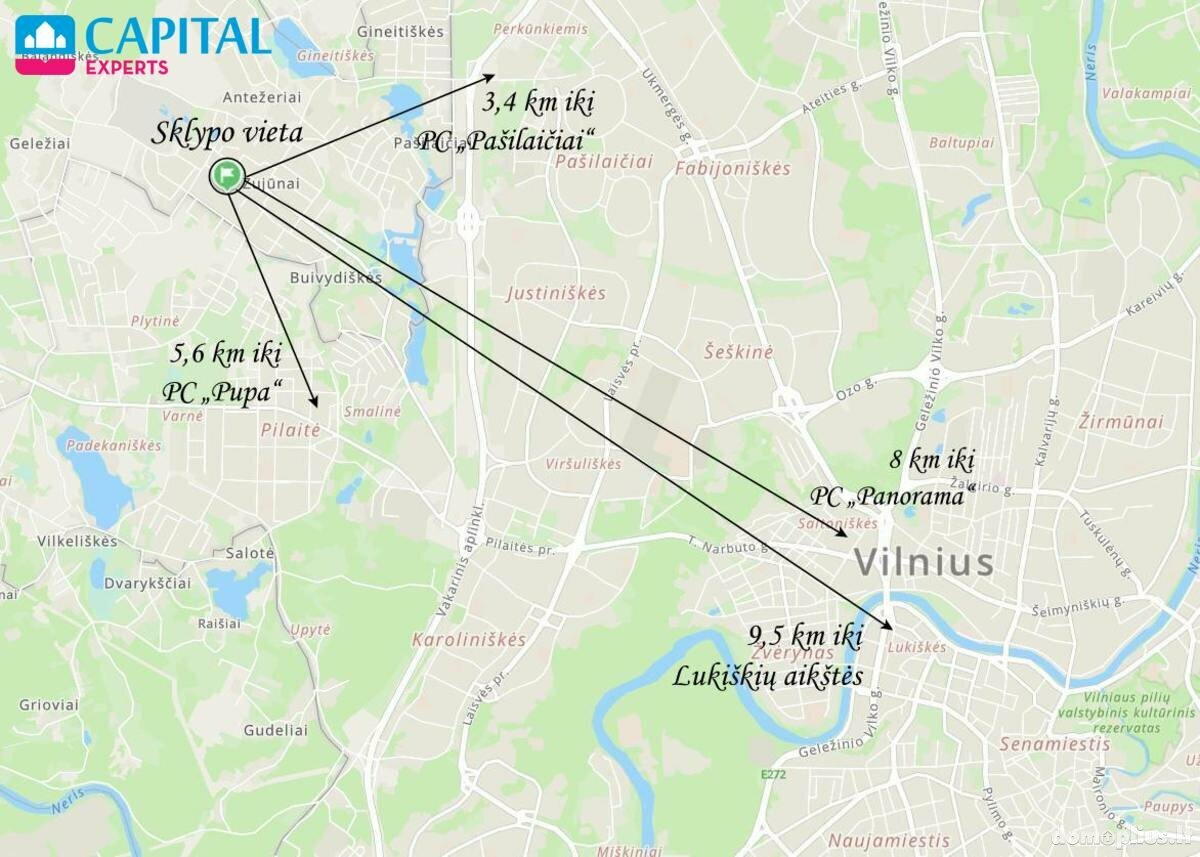 Parduodamas sklypas Vilniaus rajono sav., Zujūnuose, Vilties g.