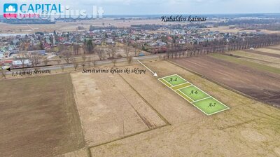 Parduodamas sklypas Širvintų rajono sav., Kabaldoje