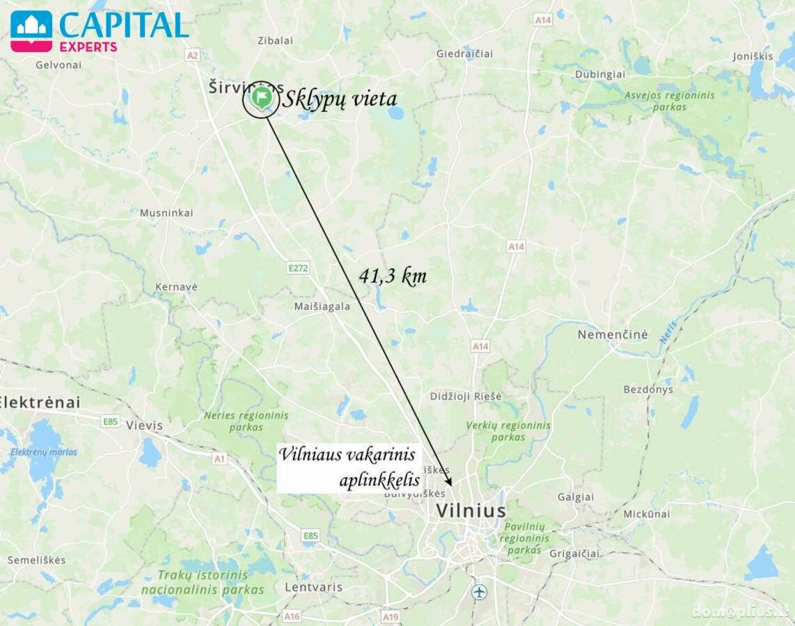 Parduodamas sklypas Širvintų rajono sav., Kabaldoje