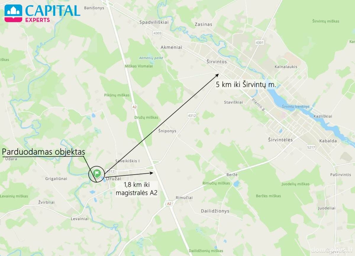 Участок Širvintų rajono sav., Družuose