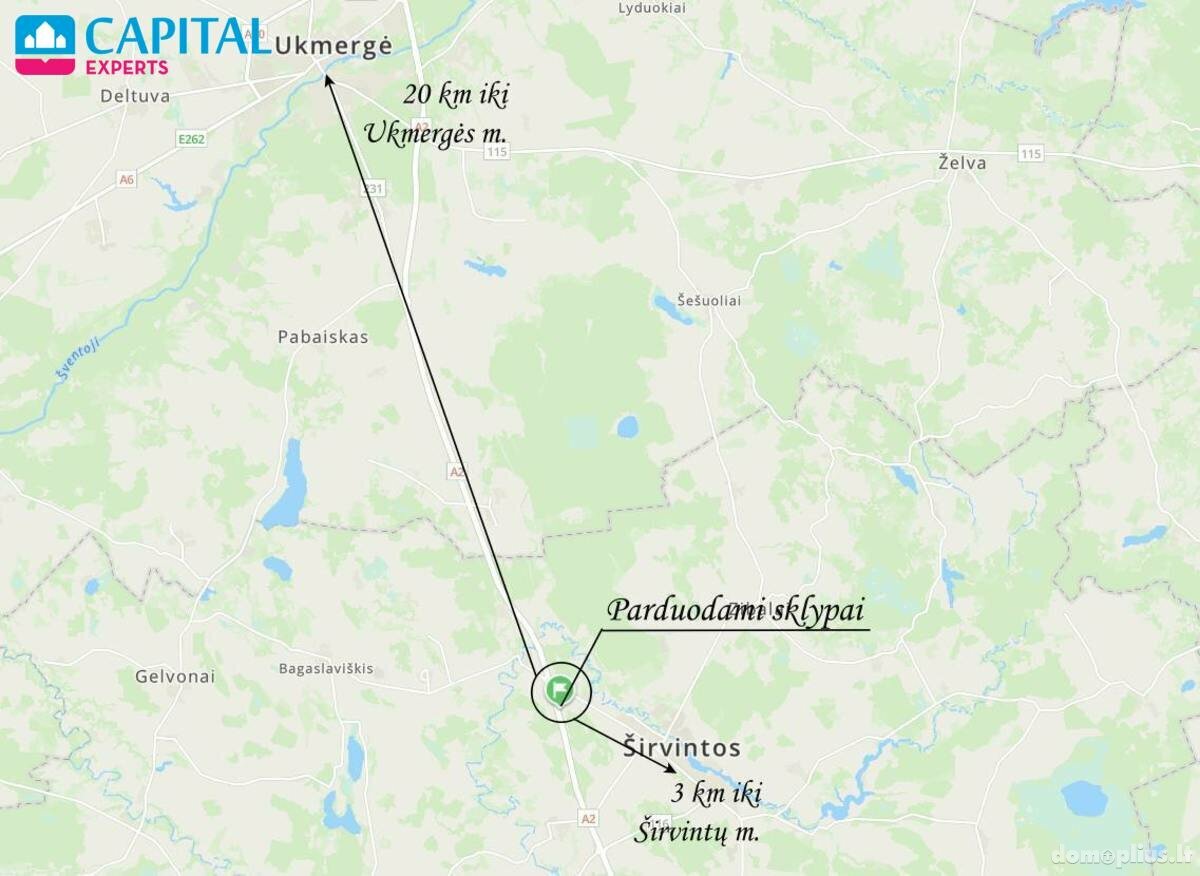 Parduodamas sklypas Širvintų rajono sav., Spadviliškiuose
