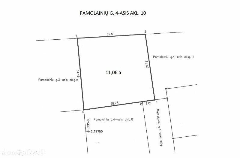 Parduodamas sklypas Panevėžio rajono sav., Stetiškiuose, Pamolainių g. 4-asis aklg.